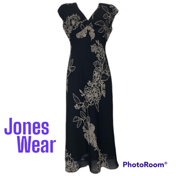 Jones Wear Floral Maxi Dress Size 6 Women - Picture 2 of 6